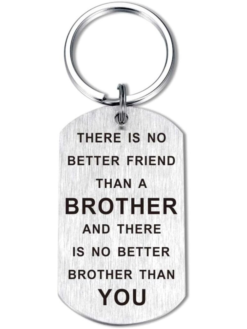 No Better Brother Than You Keychain, Birthday Gifts for Brothers, Best Brother G